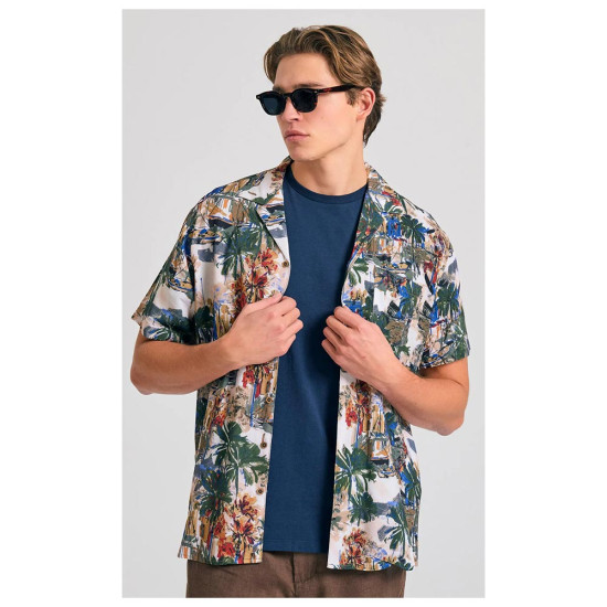 Funky Buddha Ανδρικό πουκάμισο